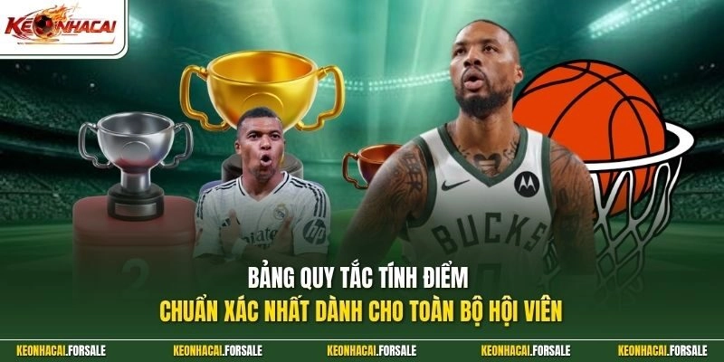 Bảng quy tắc tính điểm chuẩn xác nhất dành cho toàn bộ hội viên