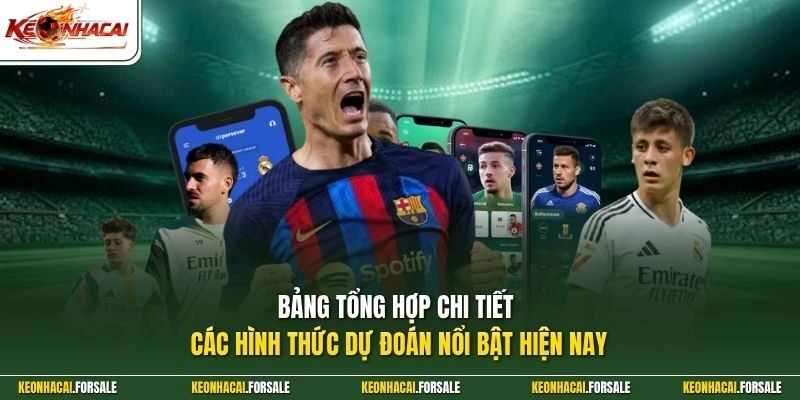 Bảng tổng hợp chi tiết các hình thức dự đoán nổi bật hiện nay