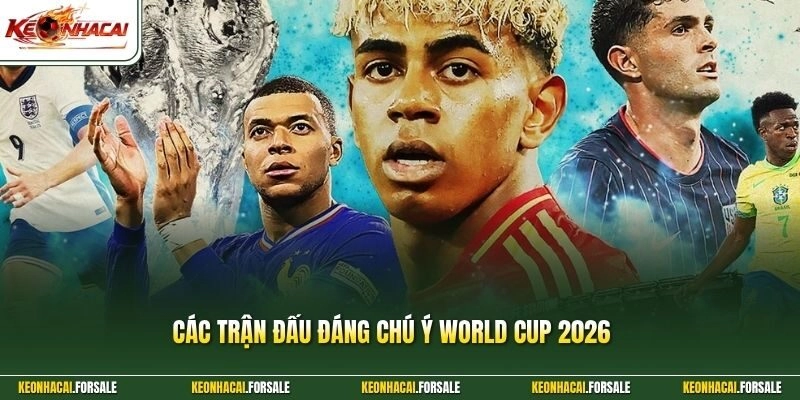 Sức Nóng Các Trận Đấu Đáng Chú Ý World Cup 2026 Sắp Bắt Đầu