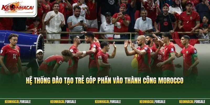 Hệ thống đào tạo trẻ góp phần vào thành công Morocco